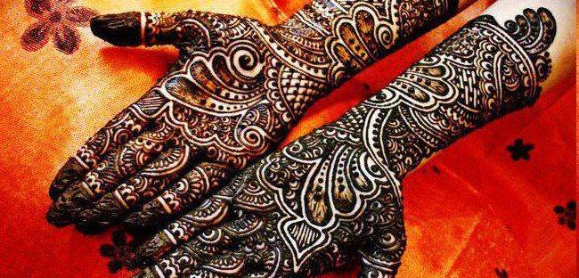 Mehendi on Hands for Karva Chauth (makeup and body blog)